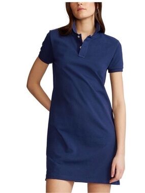 Navy Polo Ralph Lauren Shirt Dress - Women's Casual Dress